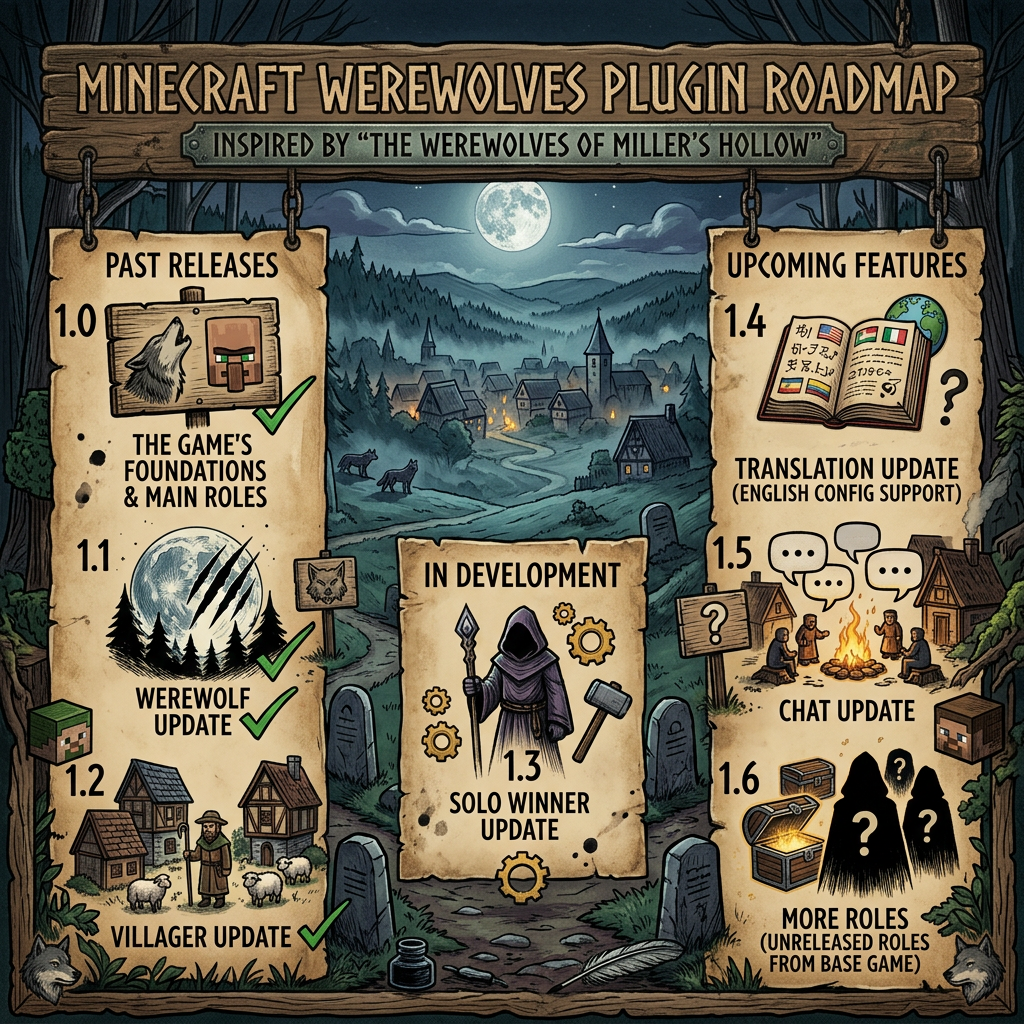 Roadmap du plugin Loup-Garou